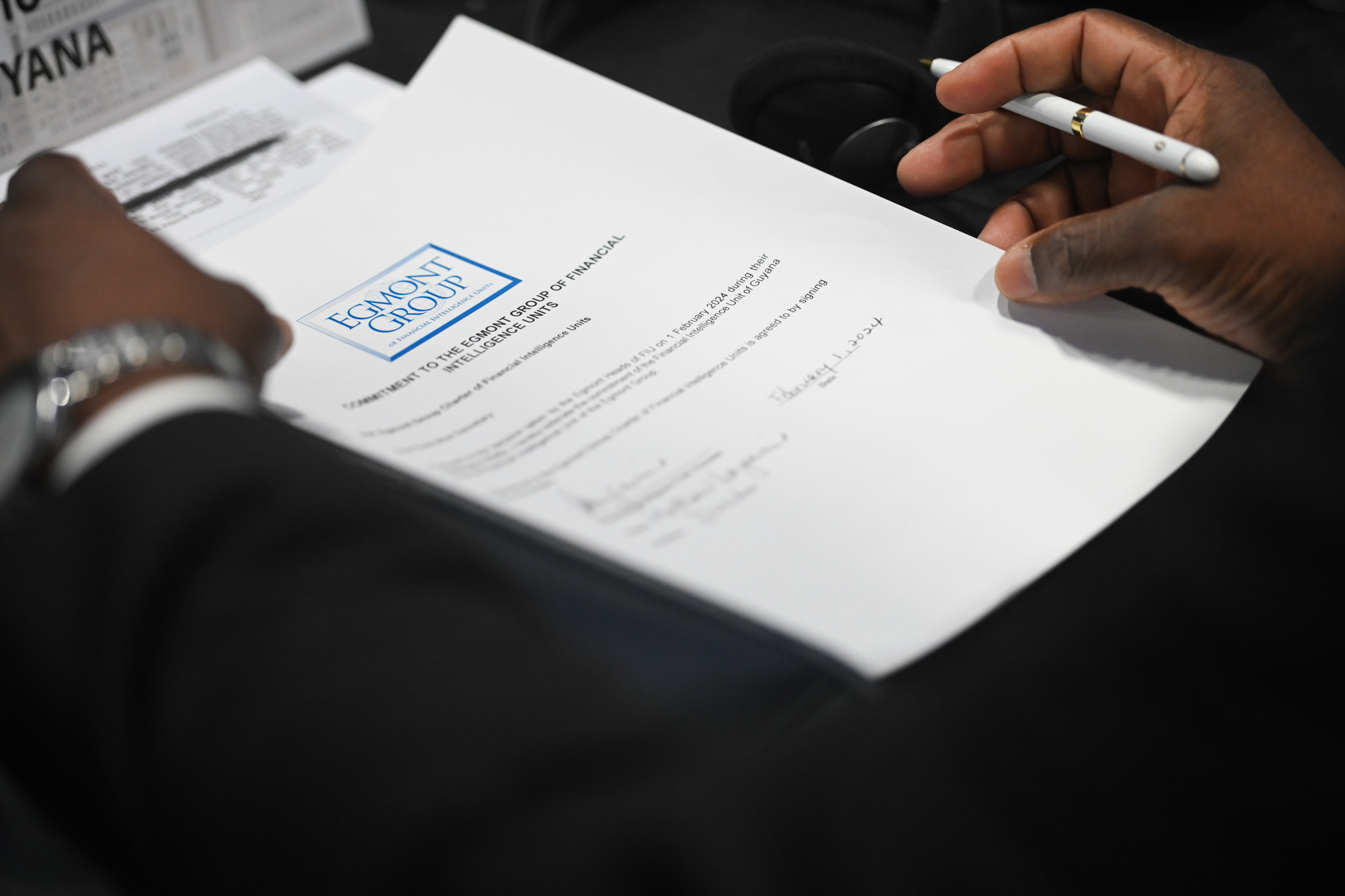 FIU GUYANA JOINS EGMONT GROUP Finance Intelligent Unit (Guyana)